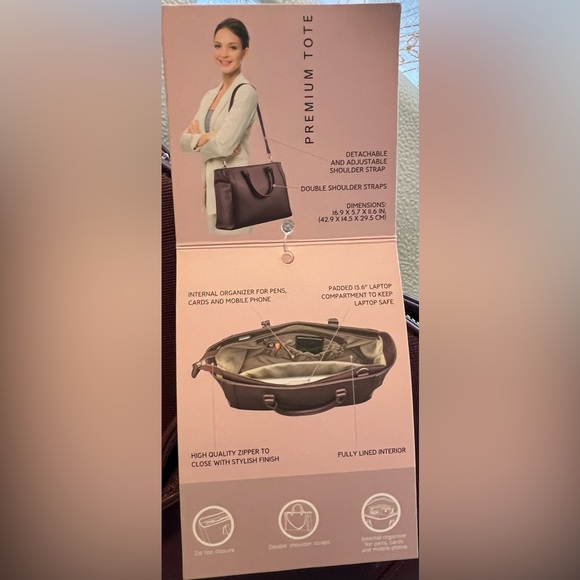 Tote Purse/Laptop Tote - Picture 8 of 12